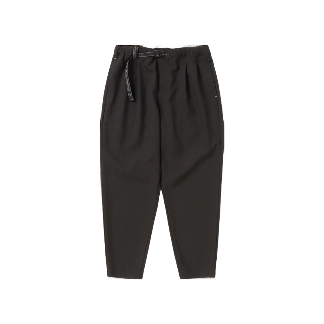 W31D6FP010_BK and wander PE Melange Twill Pants