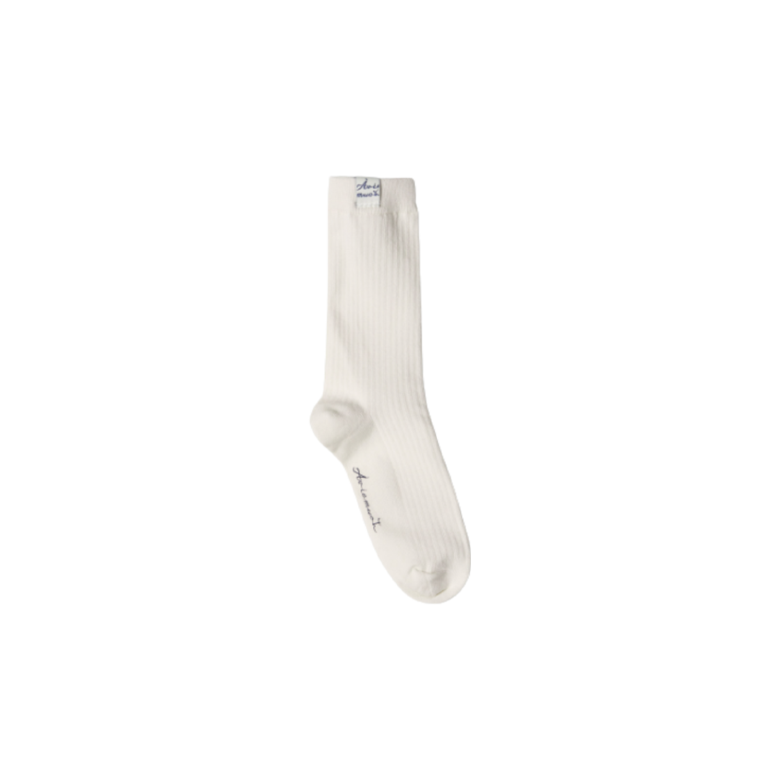 - Aviemuah Ribbed Silket Socks Beige