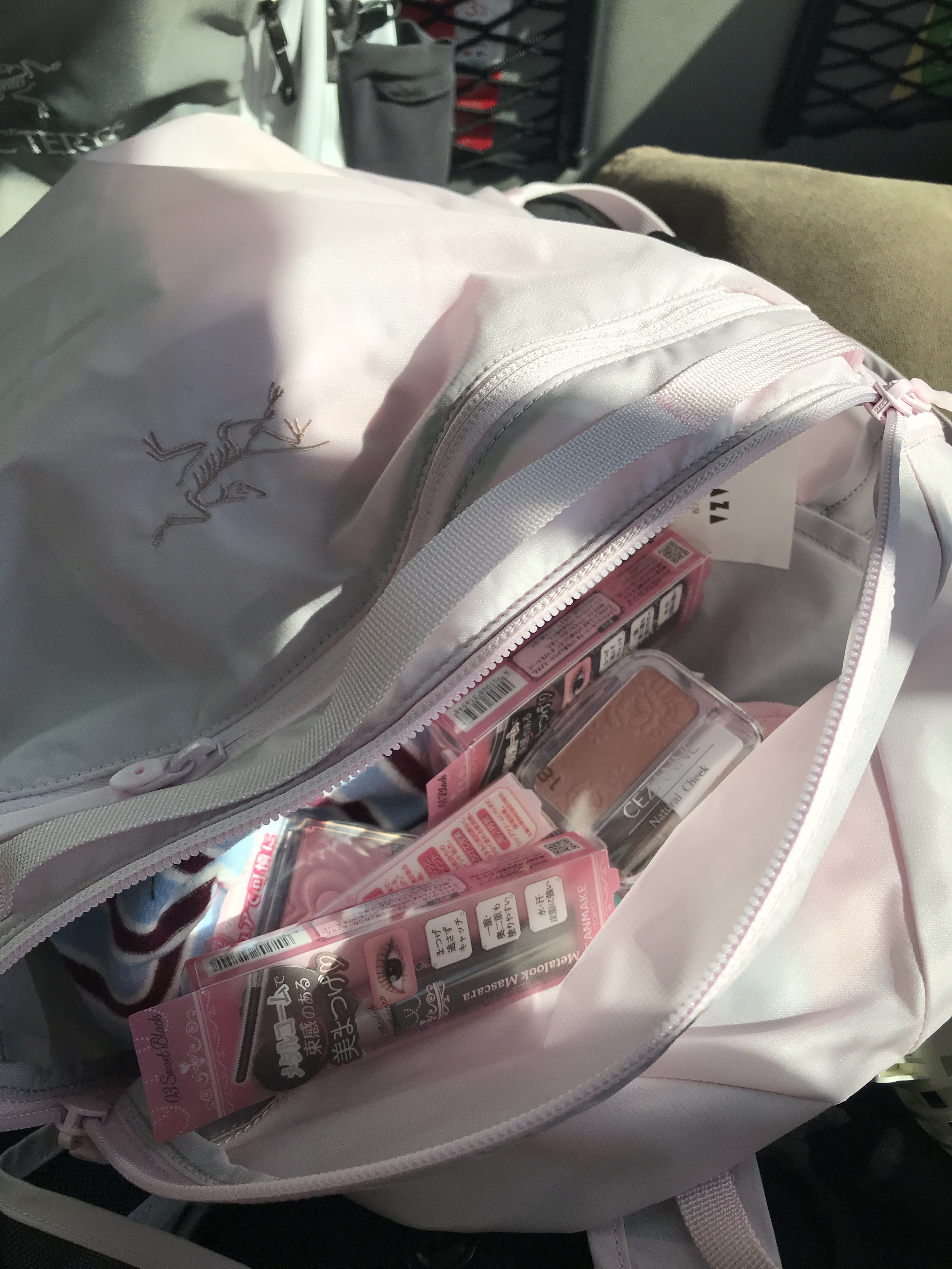 Arc'teryx Heliad 15 Backpack Pink Glow 착용 스타일 - 1