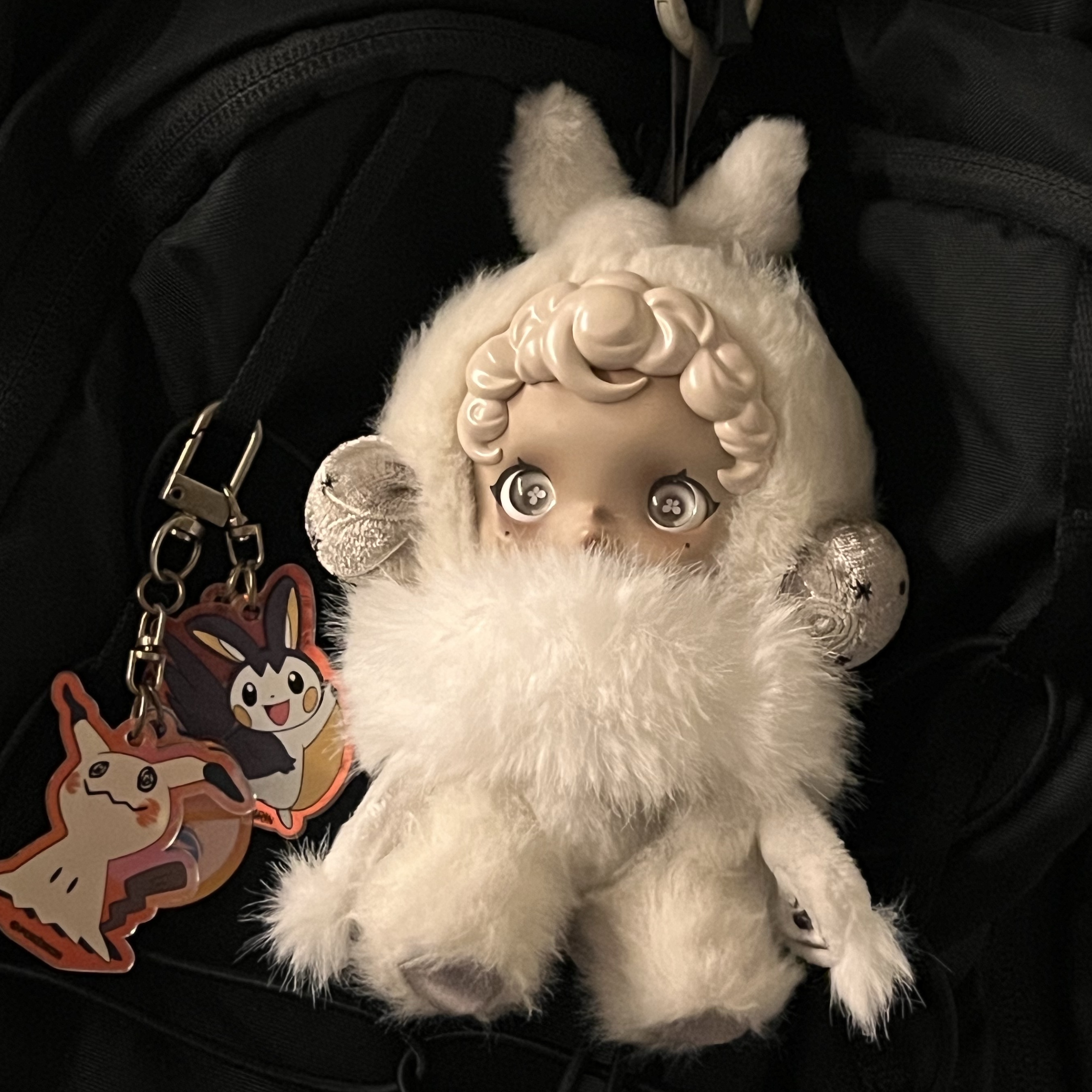 Pop Mart Skullpanda L’Impressionnisme Series Plush Doll Mist (Opened Case), Pop Mart Skullpanda L’Impressionnisme Series Plush Doll (9 Blind Boxes) 착용 스타일 - 1