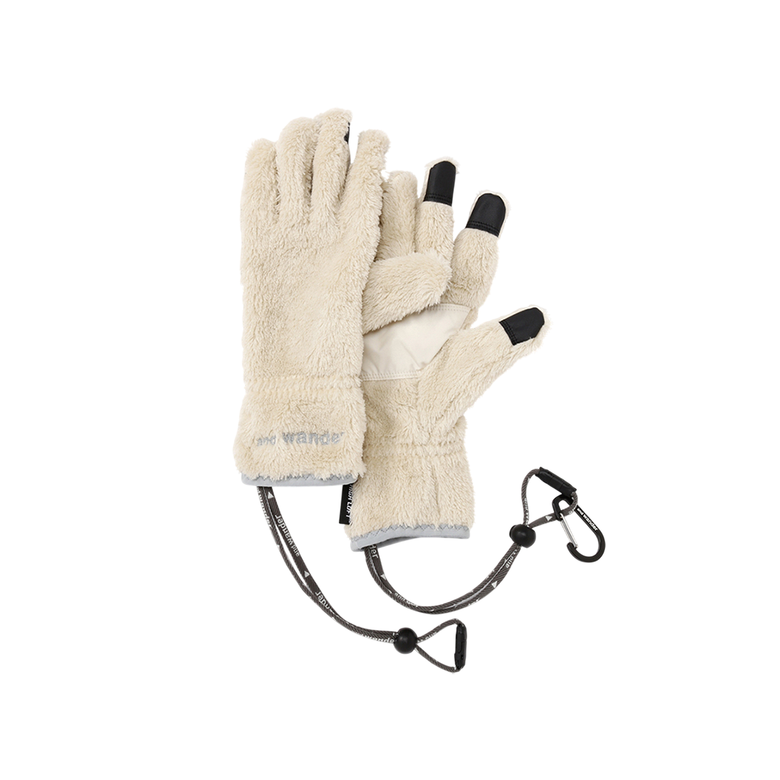 W31D6GV001_WH and wander High Loft Fleece Glove - 대표 이미지 #1