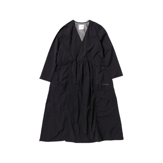 W21D6OP003_BK and wander Crinkled Nylon Cachecoeur W
