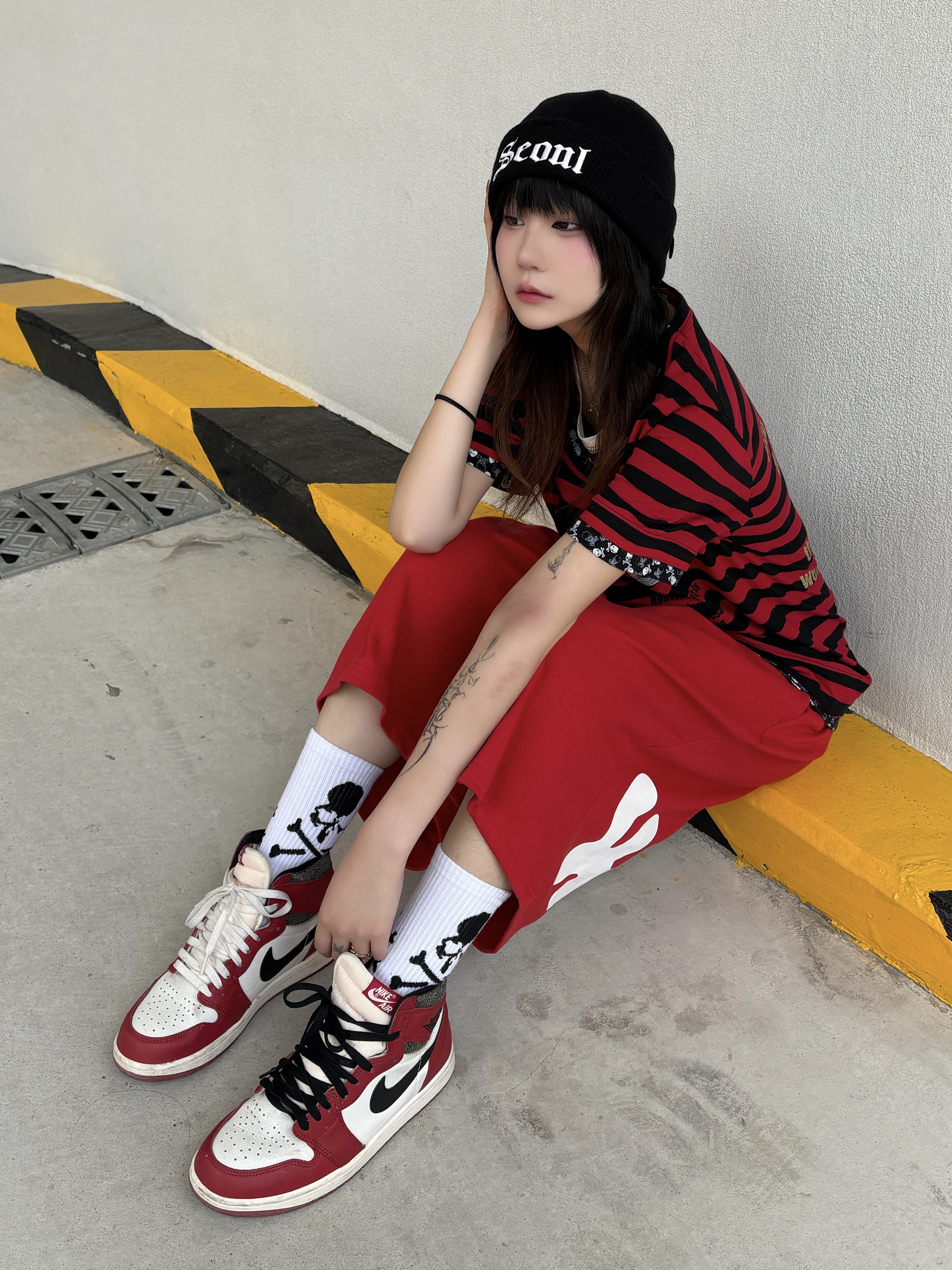 Jordan 1 Retro High OG Chicago 2022 착용 스타일 - 3