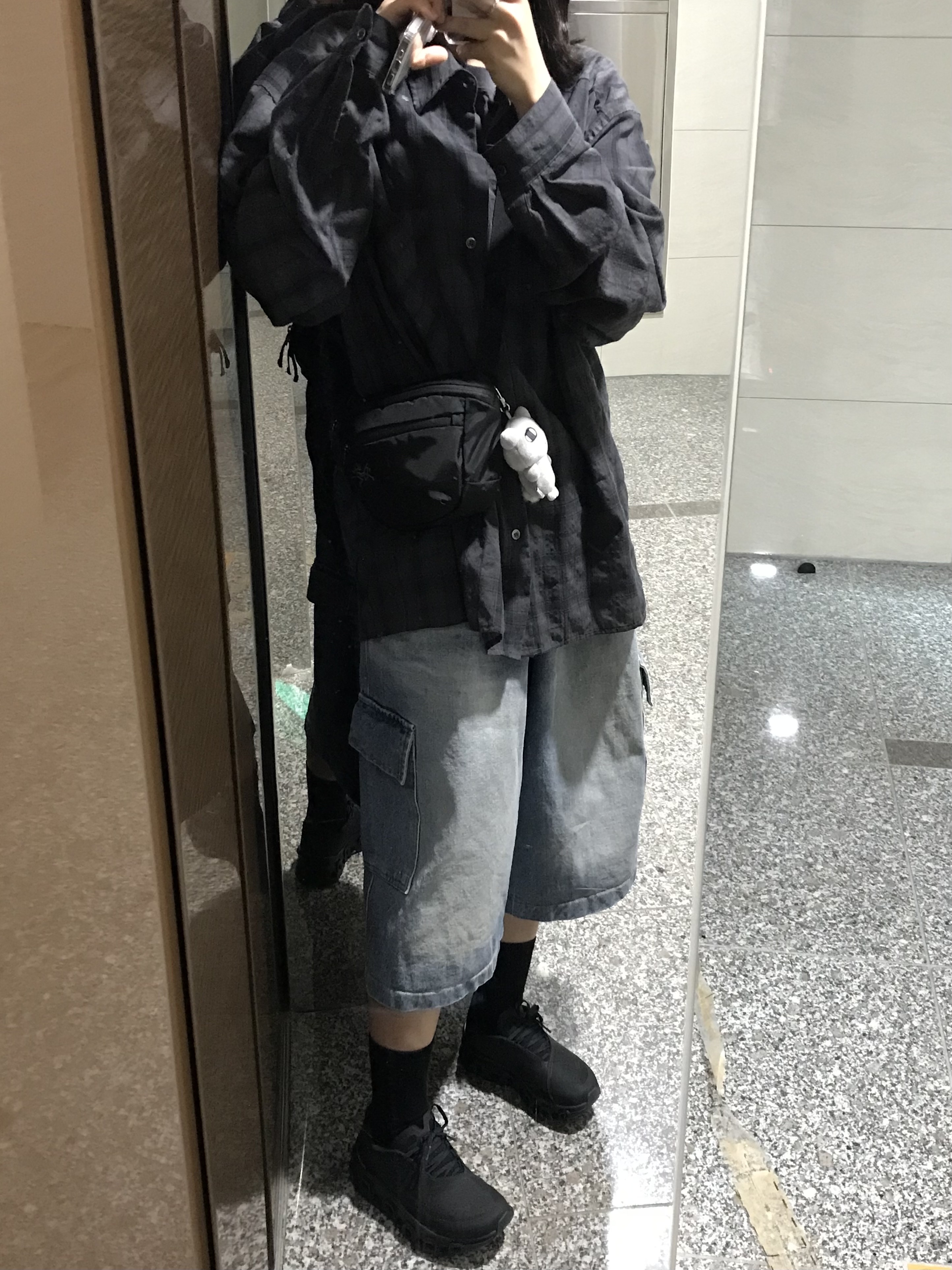 Oakley Eye Jacket Redux Matte Black Frame Prizm Grey Lenses High Bridge Fit, (W) On Running x Post Archive Faction (Paf) Cloudmonster 2 Black Magnet 착용 스타일 - 2