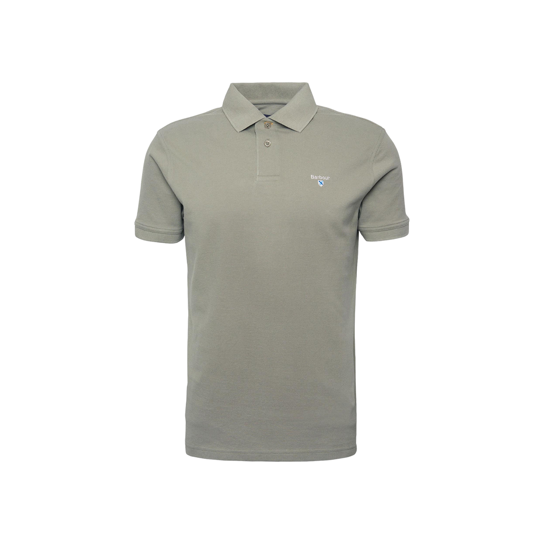 MML0358OL38 Barbour Sports Short Sleeve Polo Shirt Dusty Green