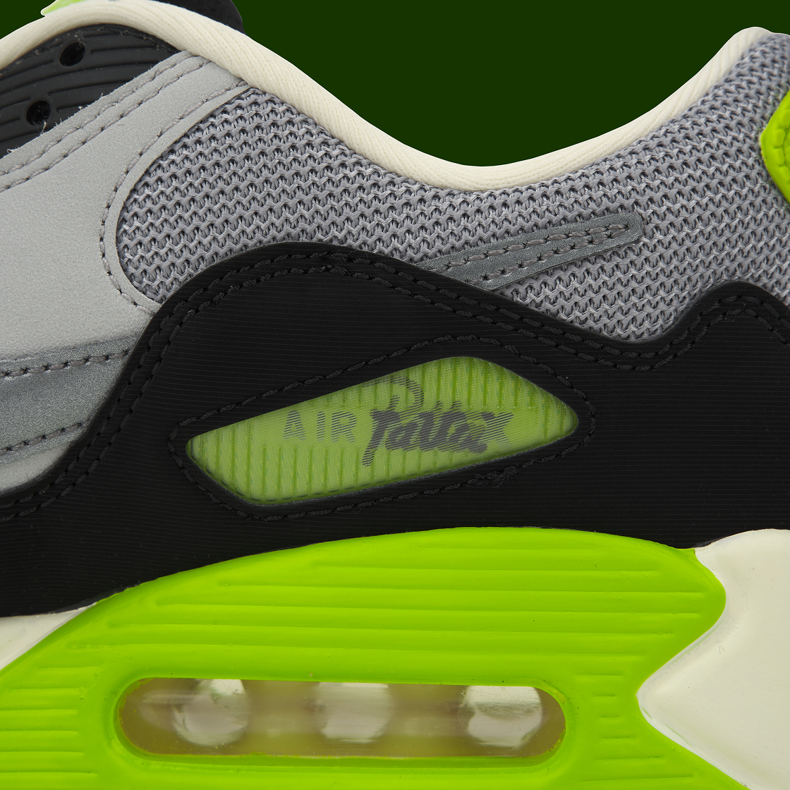 HF8814-001 Nike x Patta Air Max 90 Cyber and Particle Grey - #8