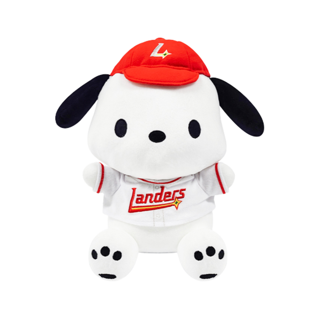 SSG 랜더스 x 포차코 시팅 인형 멀티(SSG Landers x Pochacco Sitting Doll Multi)