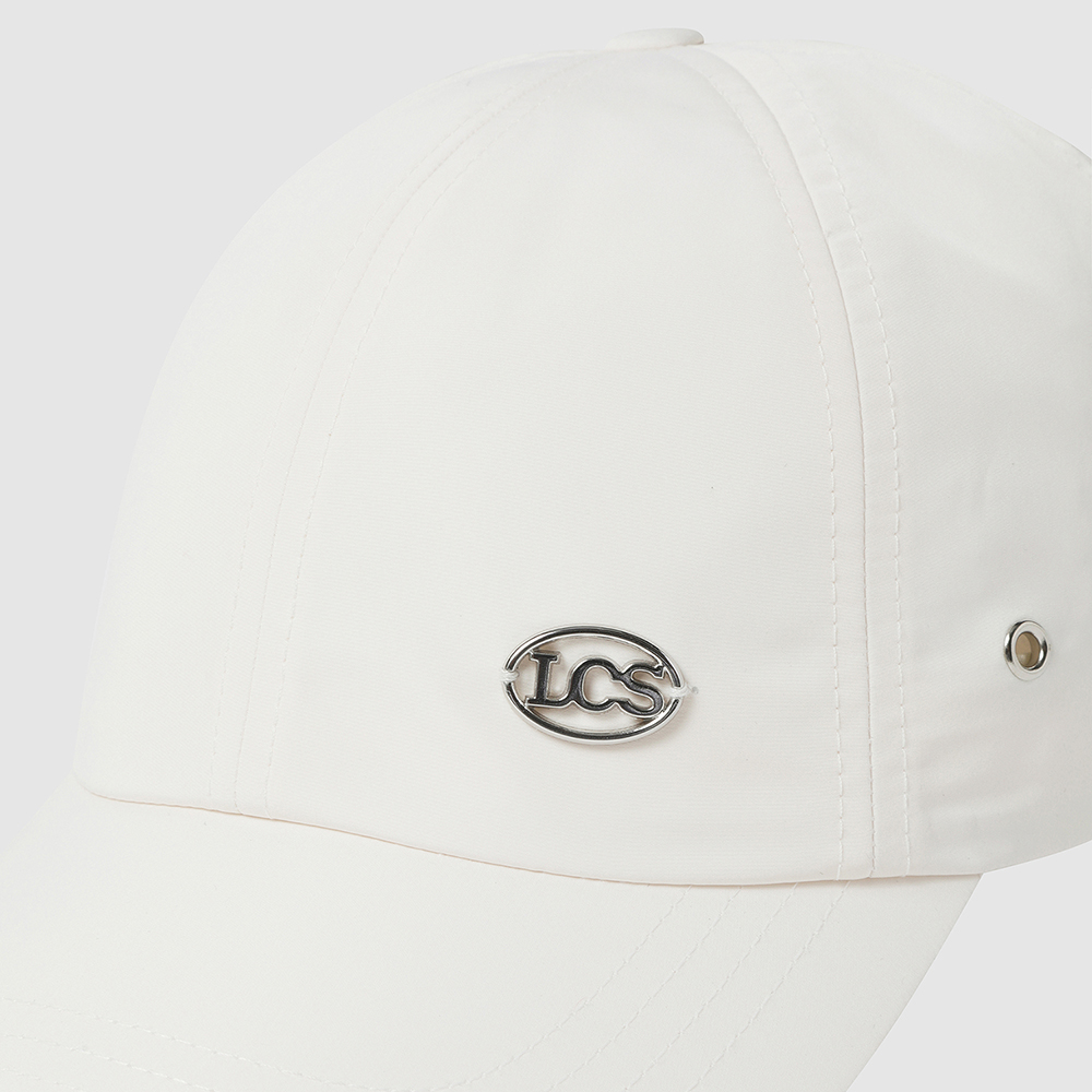 르꼬끄 스포르티브 우먼스 샤틴 볼캡 - 화이트(QQ222WCP41)(le coq sportif Women's Satin Ball Cap Cream) - 5