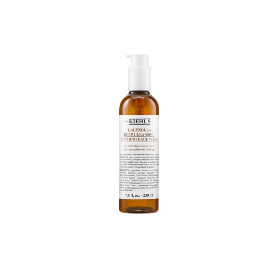 키엘 칼렌듈라 딥 클렌징 포밍 페이스 워시 230ml(Kiehl's Calendula Deep Cleansing Foaming Face Wash 230ml)