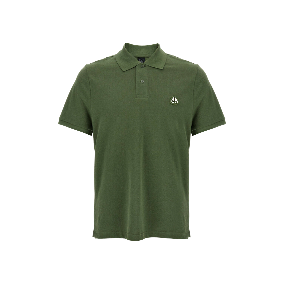 M34MT7121575 Moose Knuckles Everett Polo Green