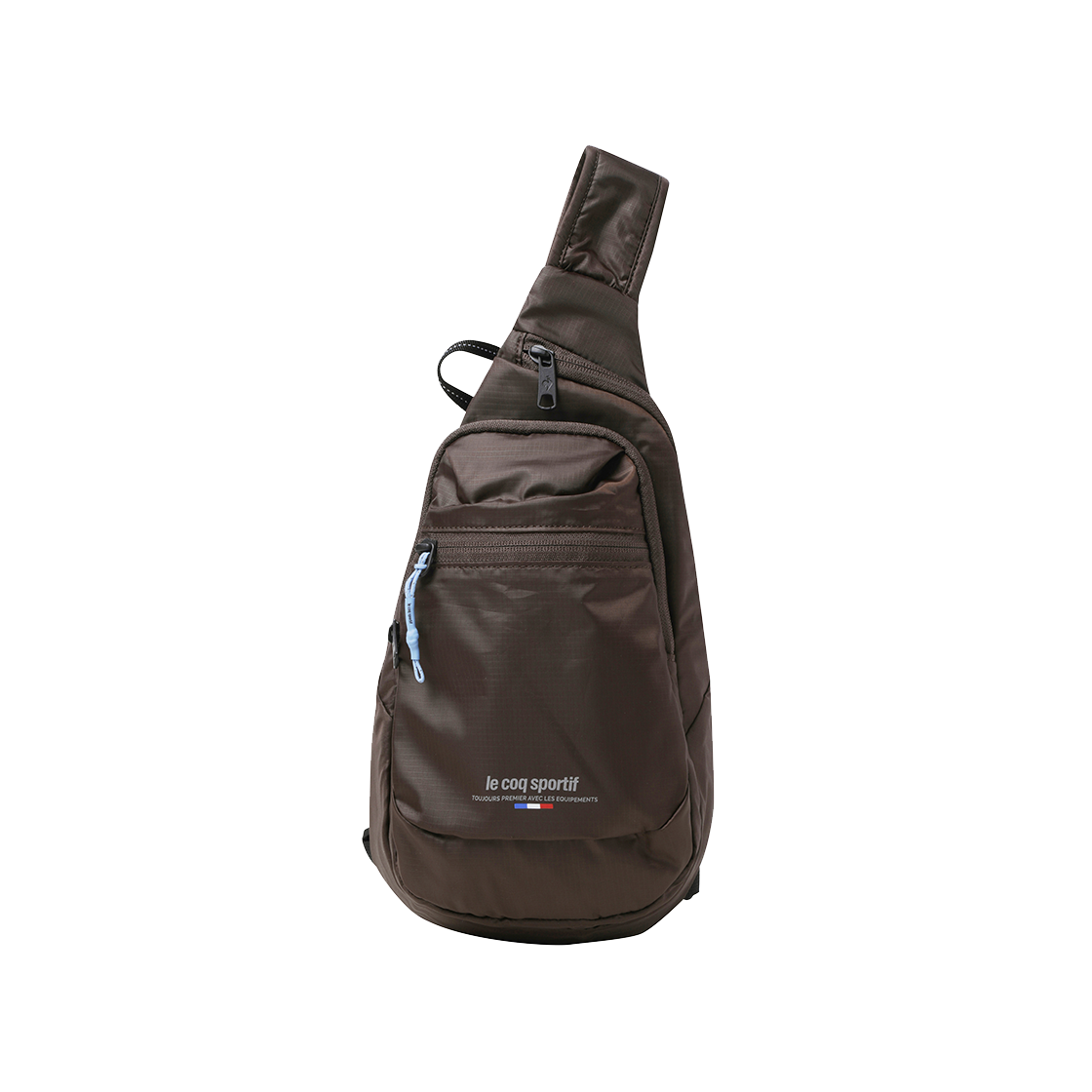 QQ323ABG71_BRW0 le coq sportif Nuvo Sports Sling Bag Brown