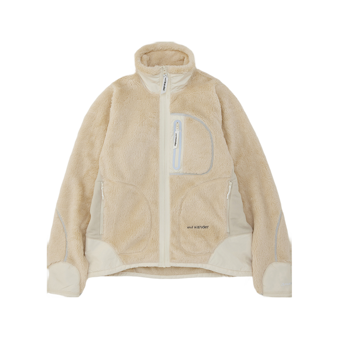 W31D6FT002_WH and wander High Loft Fleece Jacket
