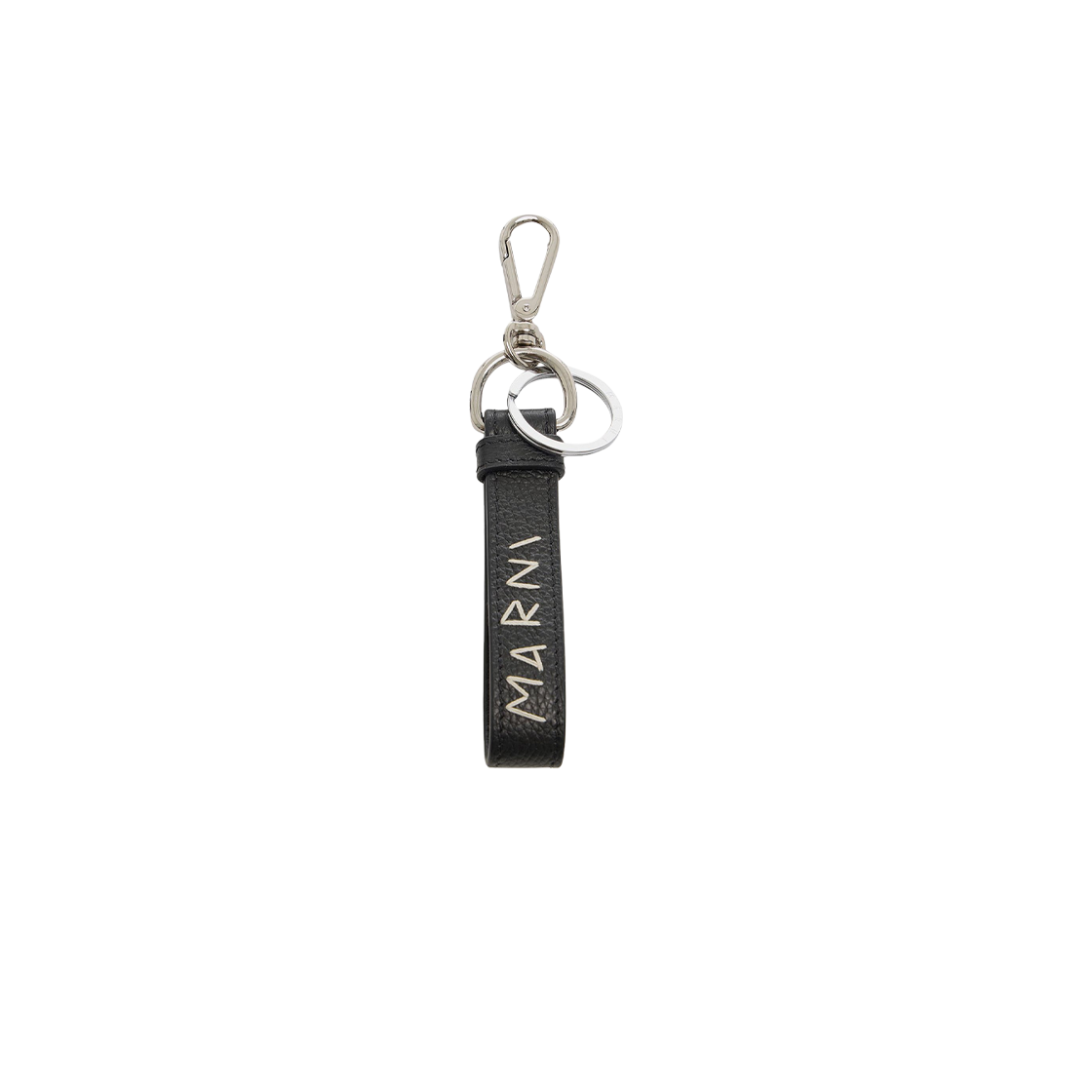 마르니 멘딩 카프스킨 키링 블랙(Marni Mending Calfskin Keyring Black)