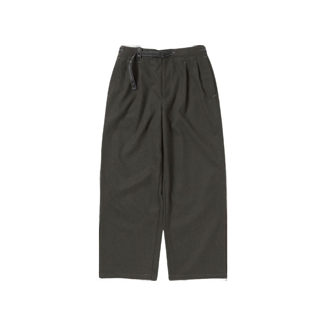 W31D6FP008_KH and wander Rewool Tweed Wide Pants