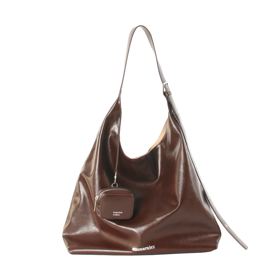 ★masmarulez★ Pouch Set Bella Leather Shoulder BagBlack MUSINSA | MASMARULEZ [INT][POUCH SET] Bella Leather Shoulder