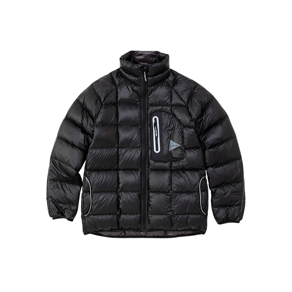 W31D6JD002_BK and wander Diamond Stitch Down Jacket