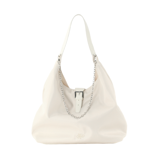 ★masmarulez★ Luna Chain Shirring Shoulder Bag_Ivory MASMARULEZ Luna Chain STYLE | KREAM