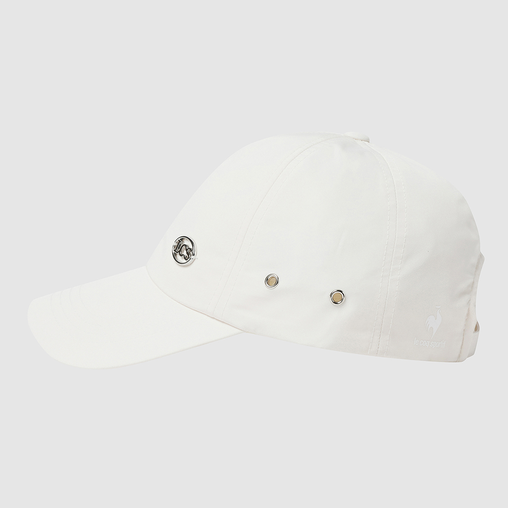 르꼬끄 스포르티브 우먼스 샤틴 볼캡 - 화이트(QQ222WCP41)(le coq sportif Women's Satin Ball Cap Cream) - 3