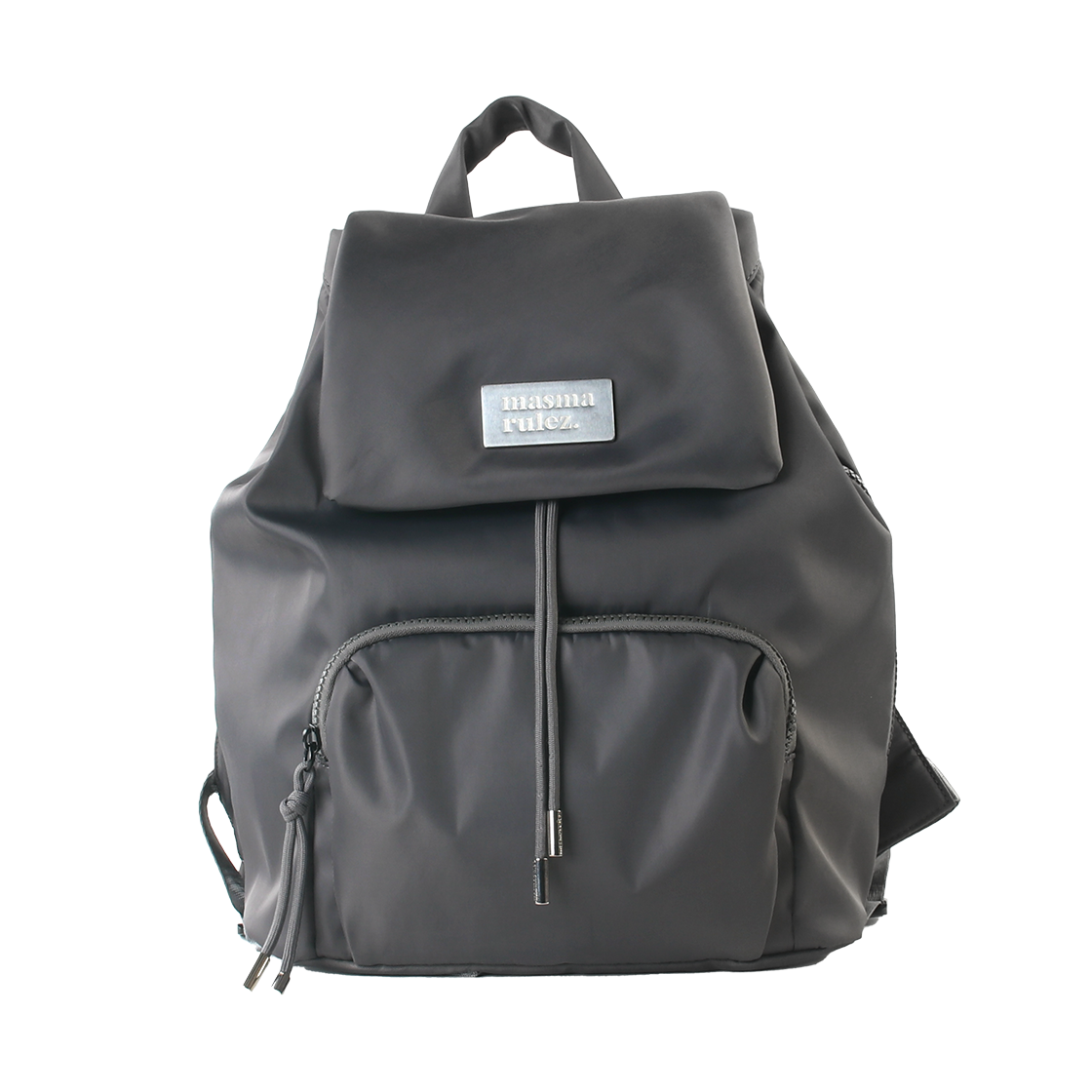 ★masmarulez★ 304 Small nylon draw flap backpackCream 304 Small nylon draw flap backpack_Cream : Masmarulez [마스