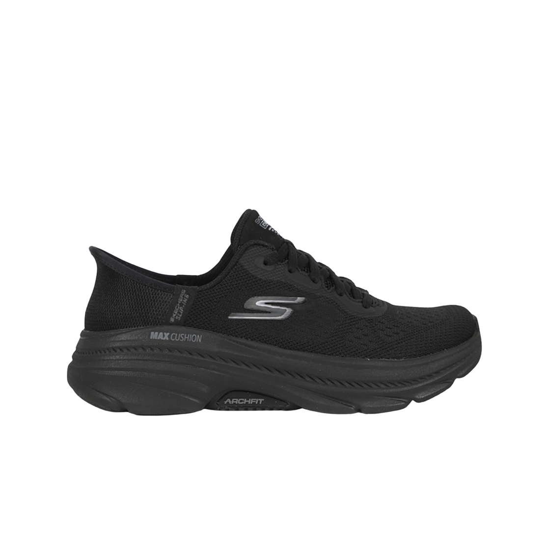 (W) 스케쳐스 고 런 맥스 쿠셔닝 아치 핏 2.0 블랙((W) Skechers Go Run Max Cushioning Arch Fit 2.0 Black)