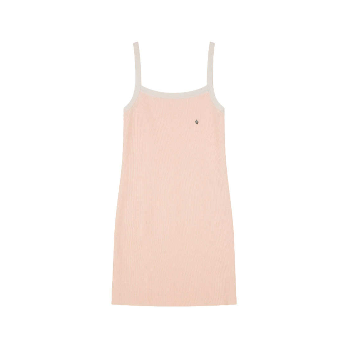 (W) 아비에무아 스퀘어 넥 니트 드레스 핑크((W) Aviemuah Square Neck Knit Dress Pink)