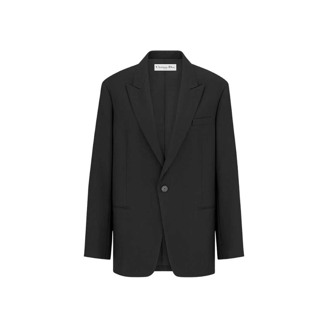 디올 오버사이즈 블레이저 블랙 버진 울 421V17A1757(Dior Oversized Blazer Black Virgin Wool 421V17A1757)