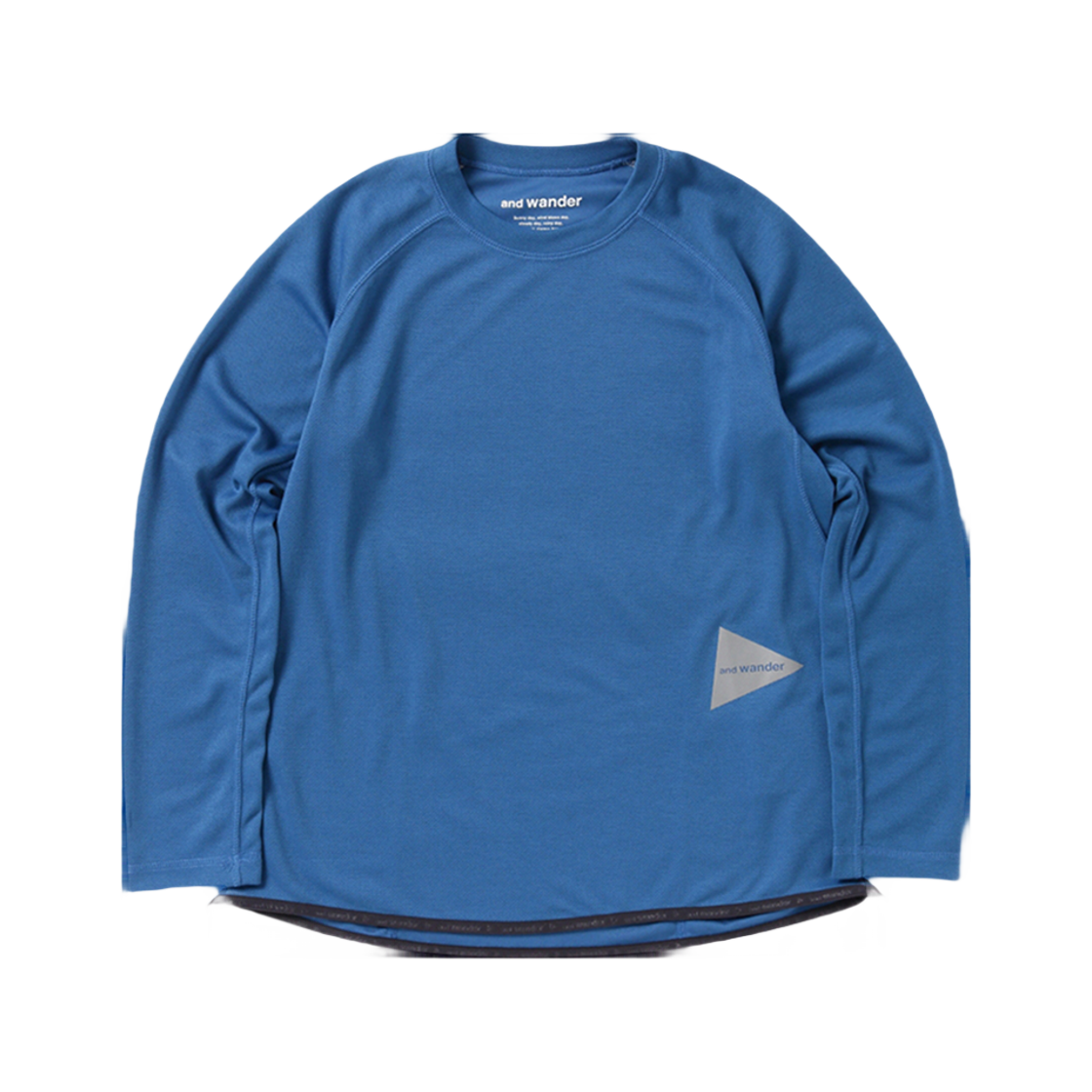 W31D6TR003_BL and wander Dry Jersey Raglan Ls T