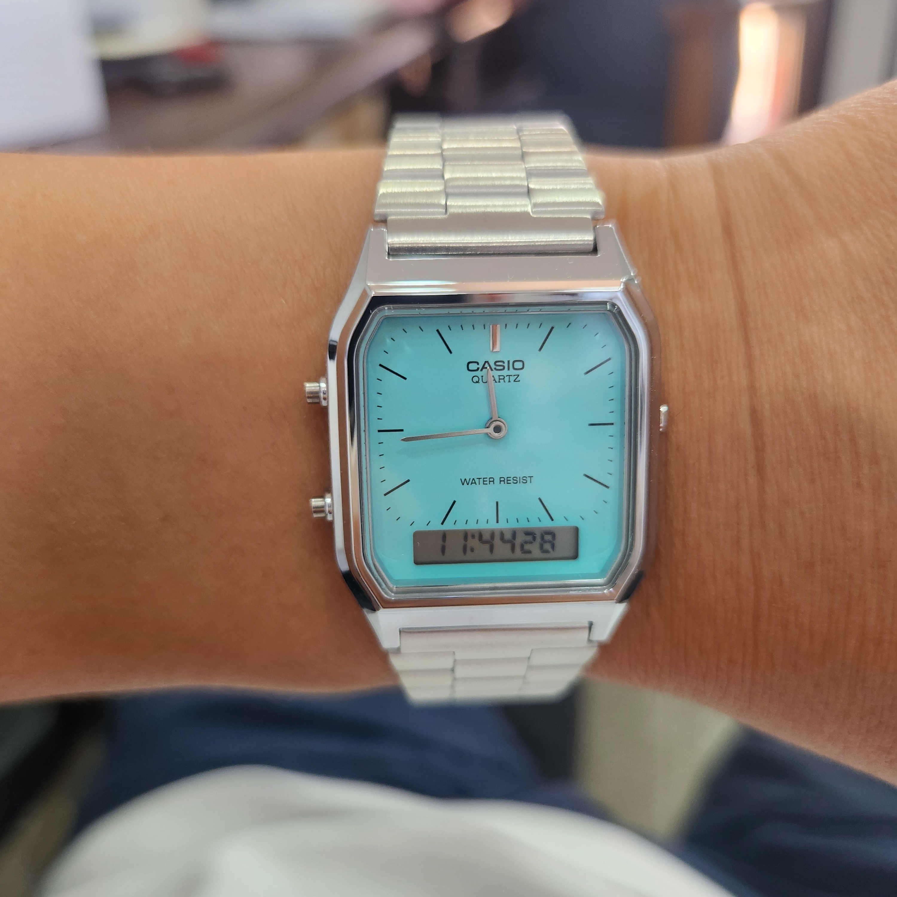 Casio AQ-230A-2A2MQY 착용 스타일