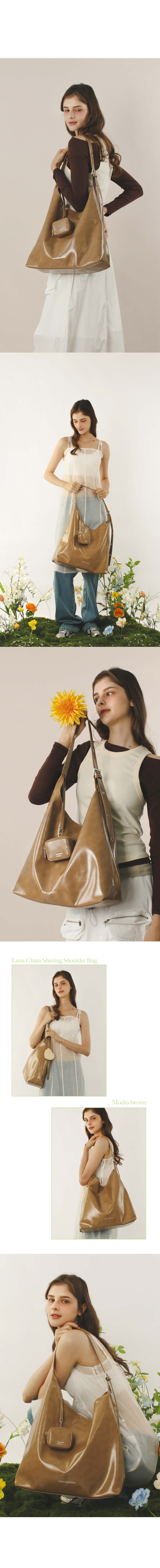 ★masmarulez★ Pouch Set Bella Leather Shoulder BagMocha bro MUSINSA | MASMARULEZ [INT][POUCH SET] Bella Leather Shoulder