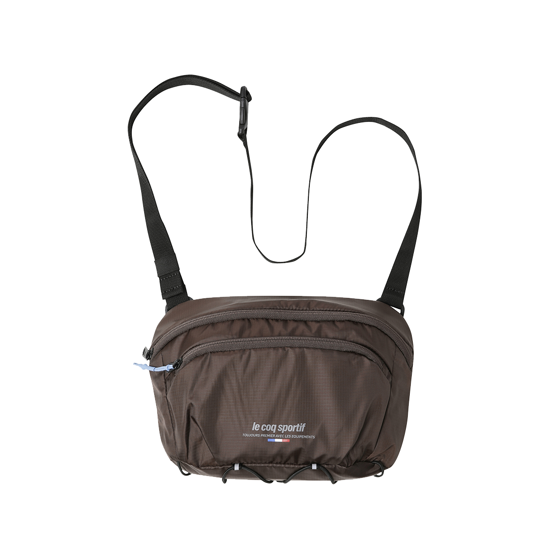 QQ323ABG72_BRW0 le coq sportif Nuvo Sports Cross Bag Brown