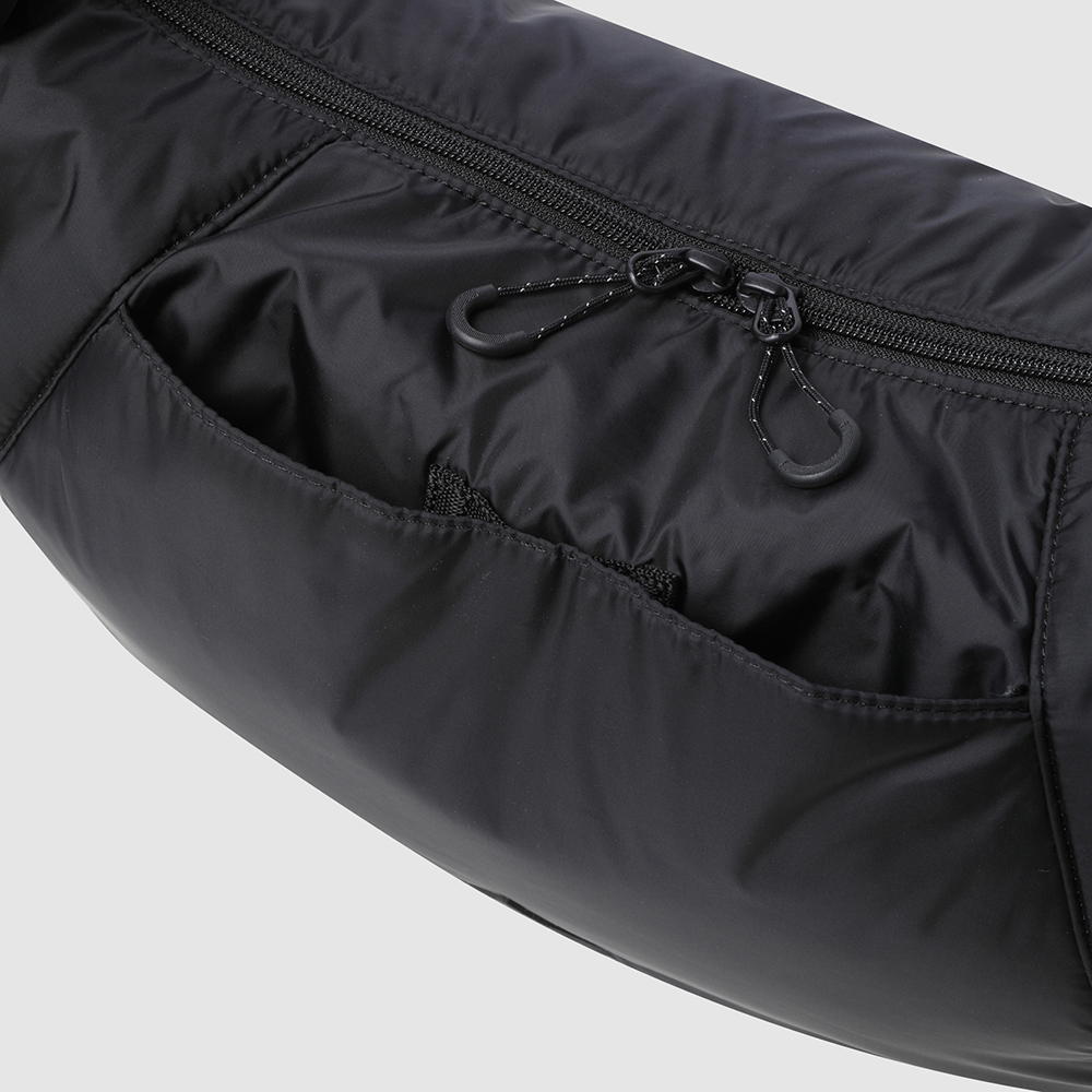 르꼬끄 스포르티브 유니 호보 크로스백 - 블랙(QQ323ABG73)(le coq sportif Unisex Hobo Cross Bag Black) - 6