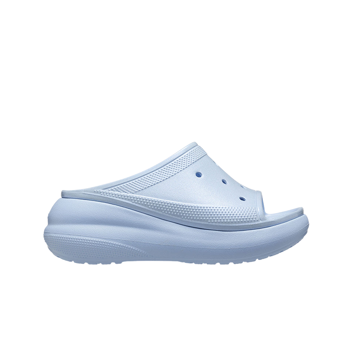 크록스 크러쉬 메타 펄 슬라이드 블루 칼사이트(Crocs Crush Meta Pearl Slide Blue Calcite) - 1