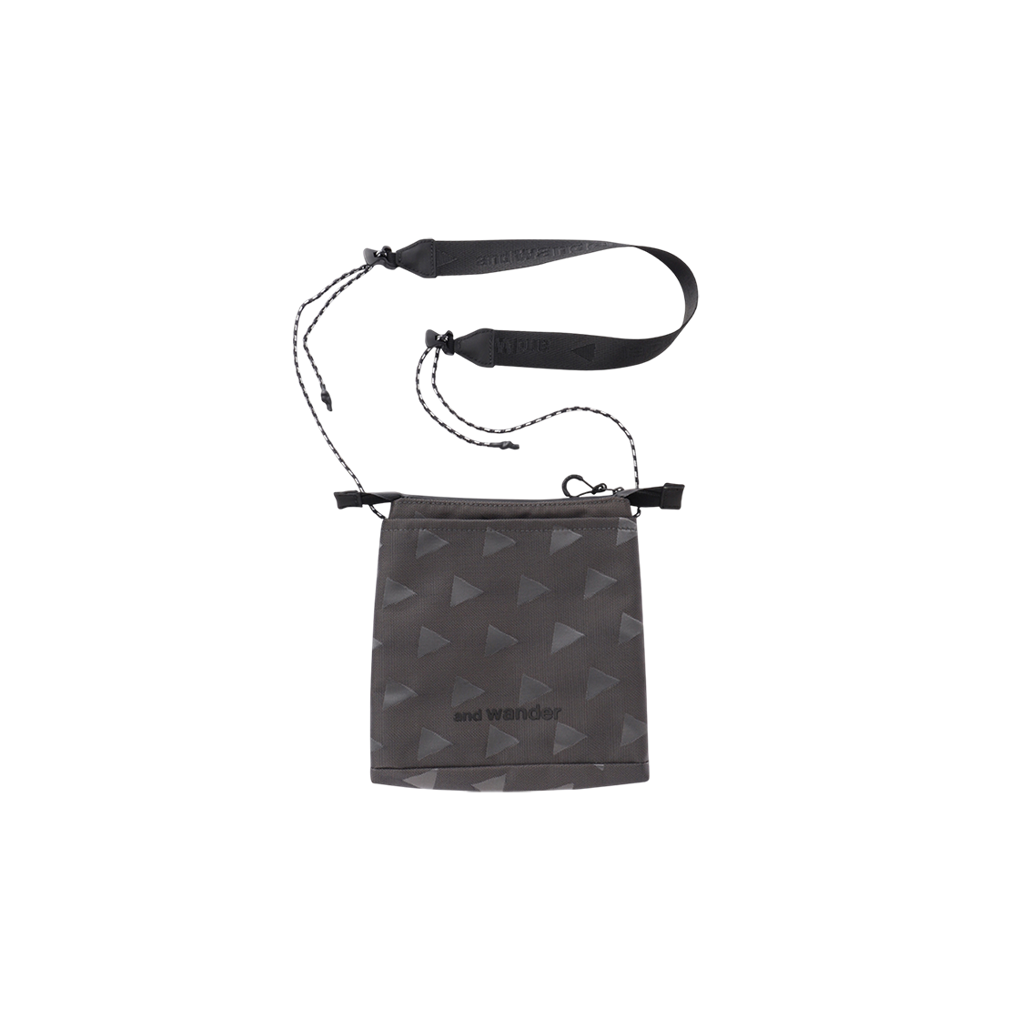 W31D6BG016_GY and wander Triangle JQ Sacoche