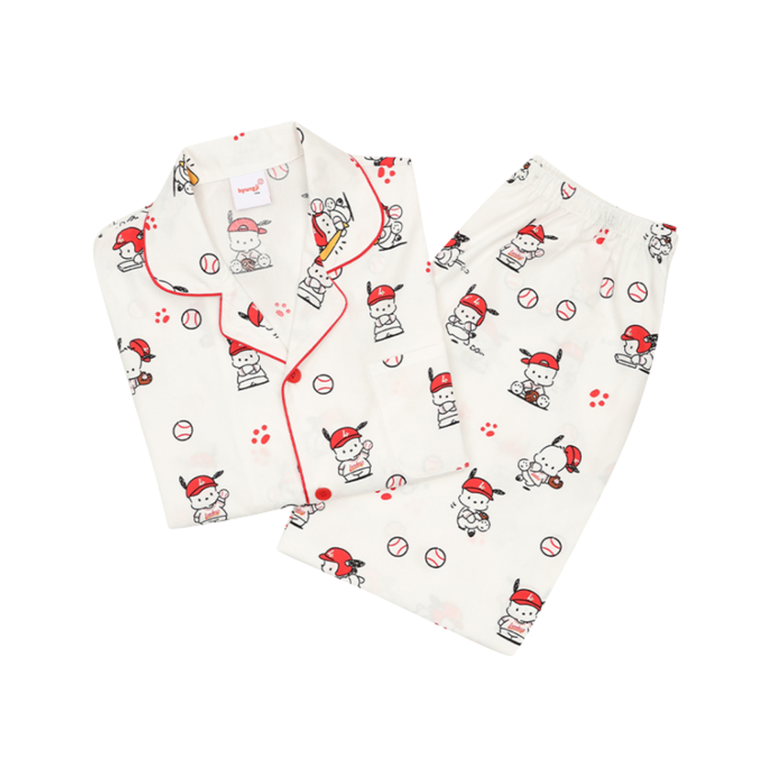 SSG 랜더스 x 포차코 파자마 세트 멀티(SSG Landers x Pochacco Pajama Set Multi)