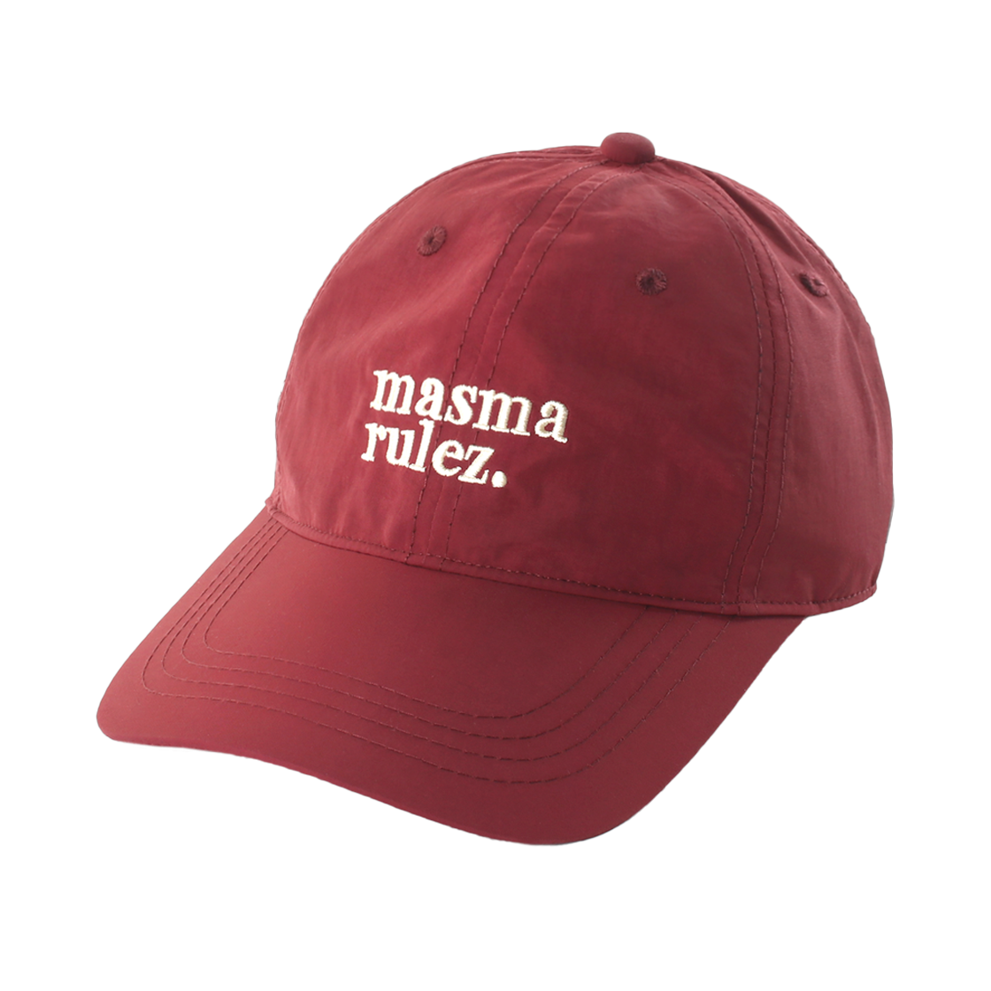 BALLCAPBD MASMARULEZ Msmrz Logo Ball Cap Burgundy