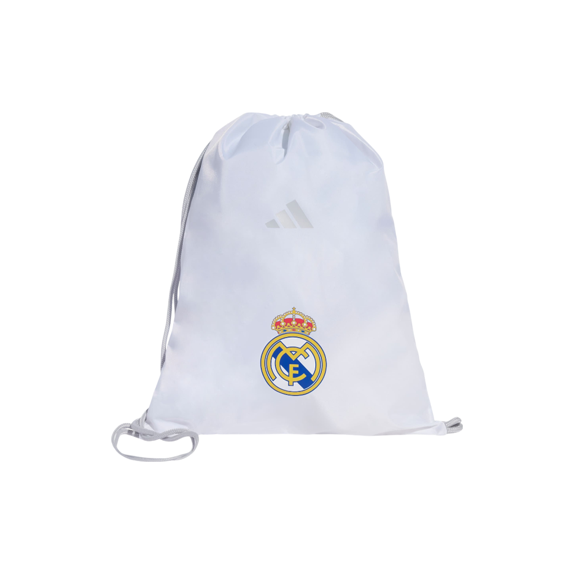 아디다스 레알 마드리드 홈 짐 색 화이트 볼드 골드(Adidas Real Madrid Home Gym Sack White Bold Gold)