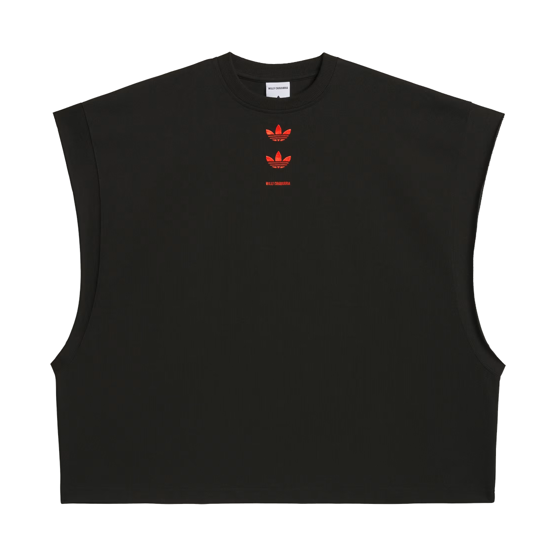 아디다스 x 윌리 차바리아 머슬 탱크 탑 블랙 - US 사이즈(Adidas x Willy Chavarria Muscle Tank Top Black - US Sizing) - 2