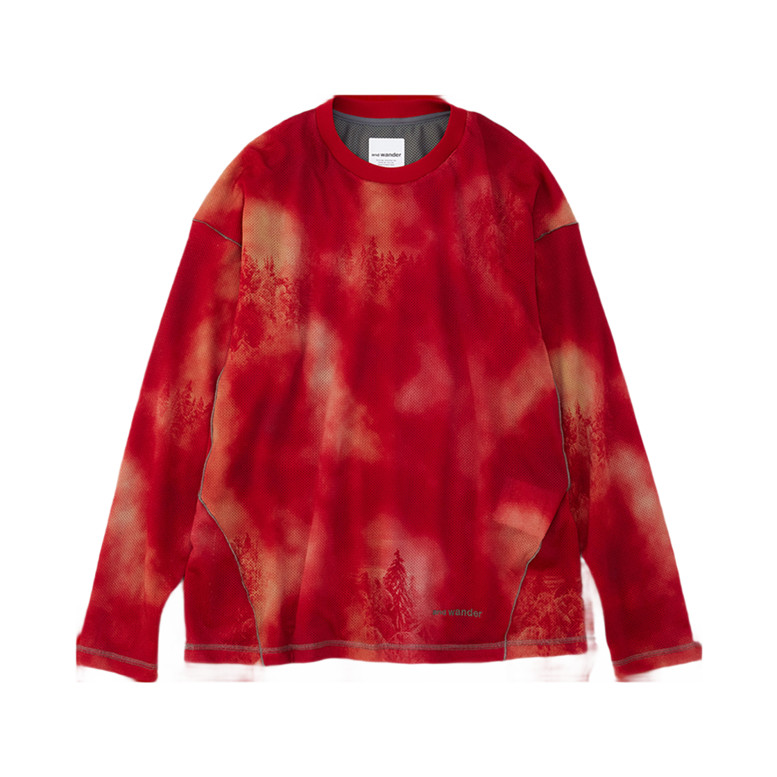 W31D6FM005_RE and wander Printed Octa Pullover