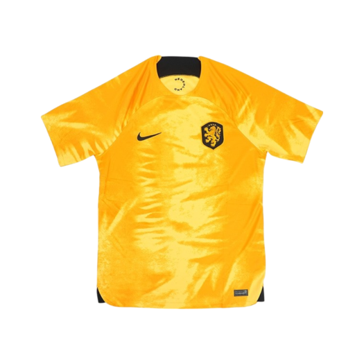 Nike Netherlands 2022/23 Dri-Fit Stadium Home Jersey Laser Orange Black (Non Marking Ver.)