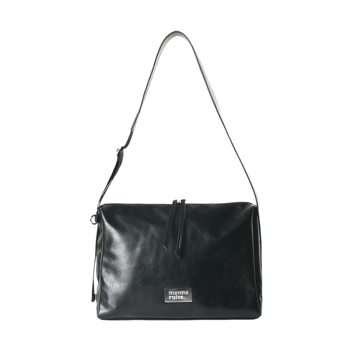 ★masmarulez★ 304 leather big square bag medium _ Black Designer fashion, Seoul-fully created | W Concept