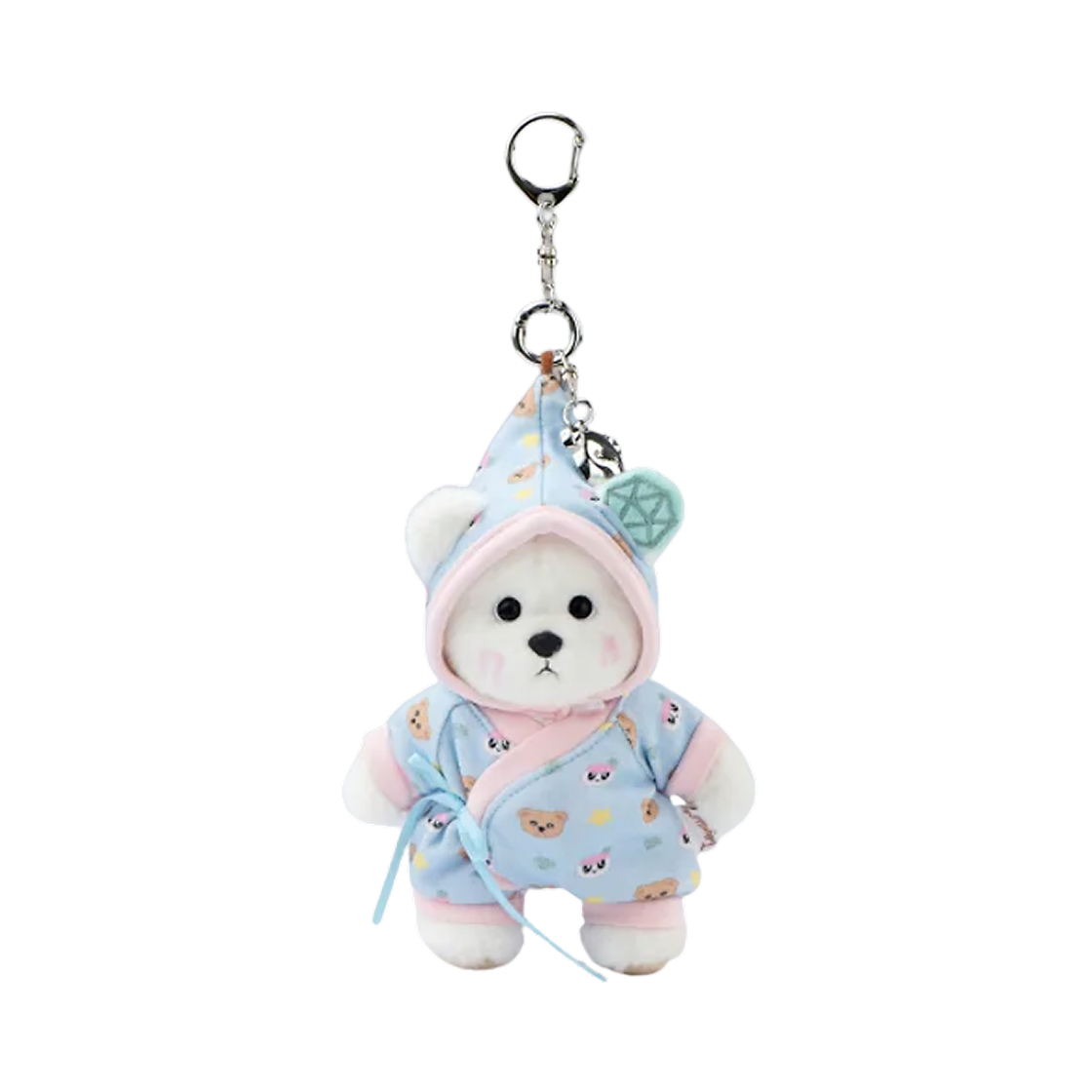 테디 테일즈 x 세븐틴 봉봉이 봉봉 베어 XS 10주년 한정판 세레니티(Teddy Tales x Seventeen Bongbongee Bongbong Bear XS 10th Anniversary Limited Edition Serenity)