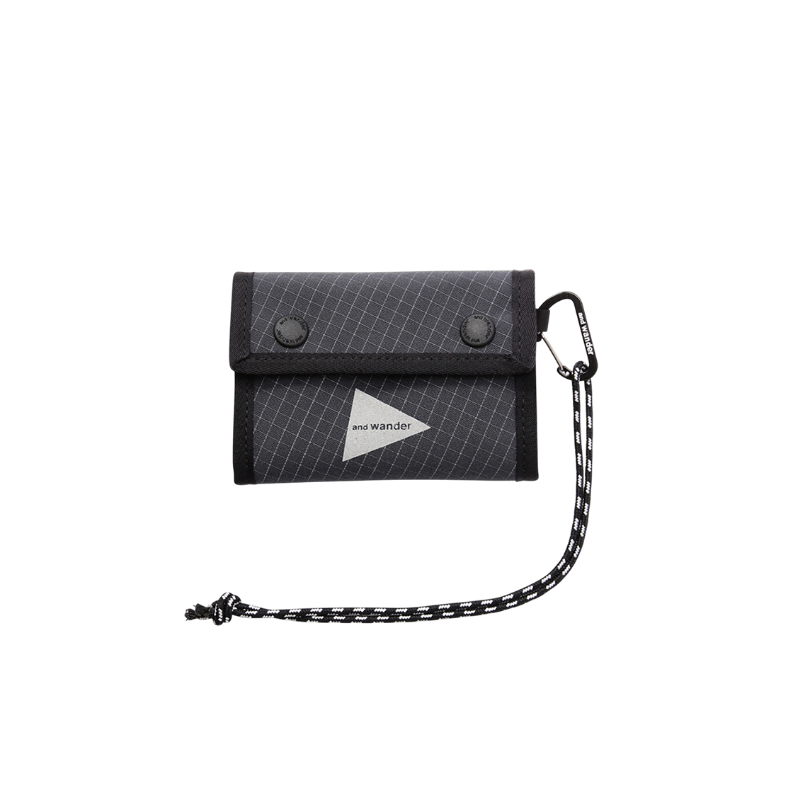 W31D6AC010_GY and wander Reflective Rip Wallet