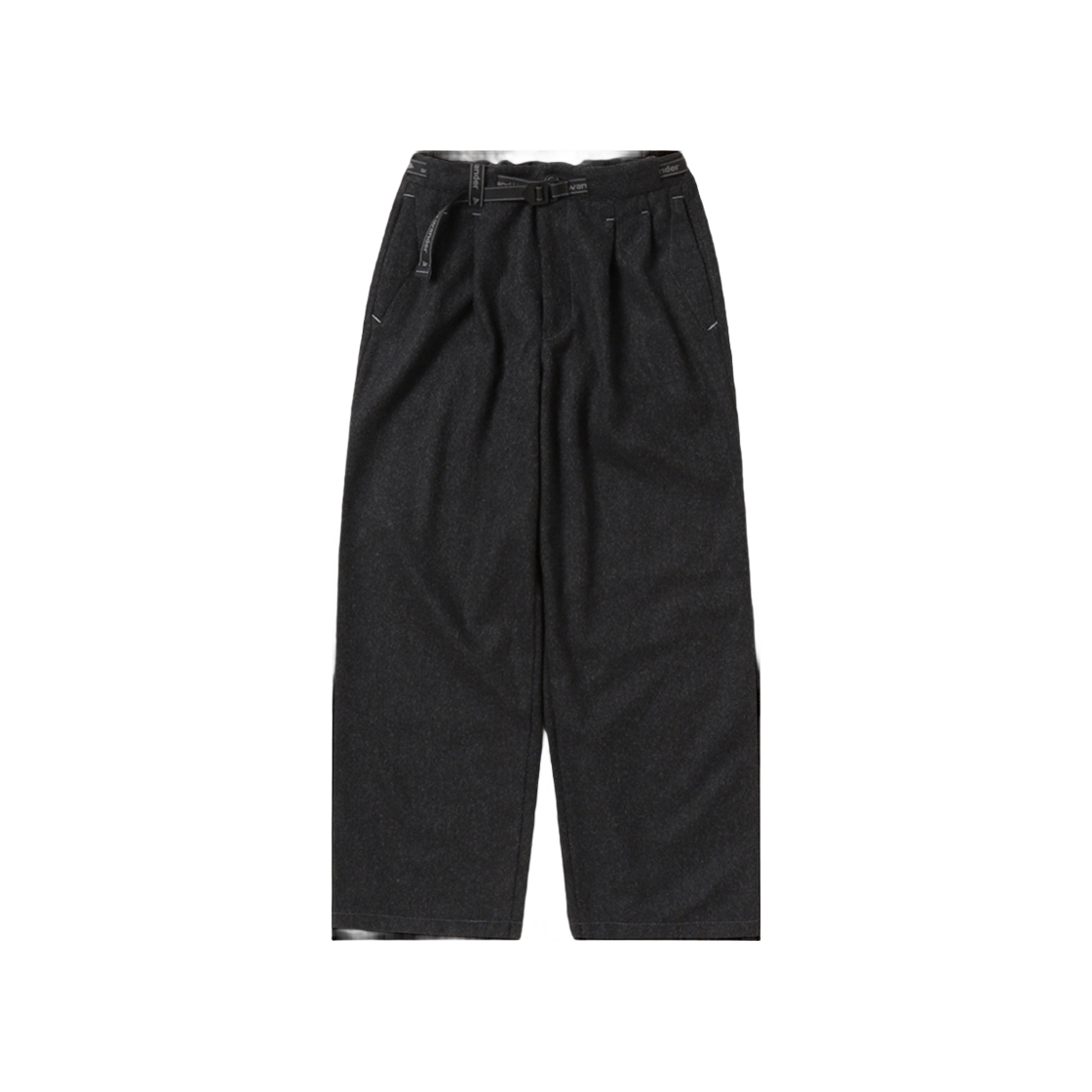 W31D6FP008_GY and wander Rewool Tweed Wide Pants