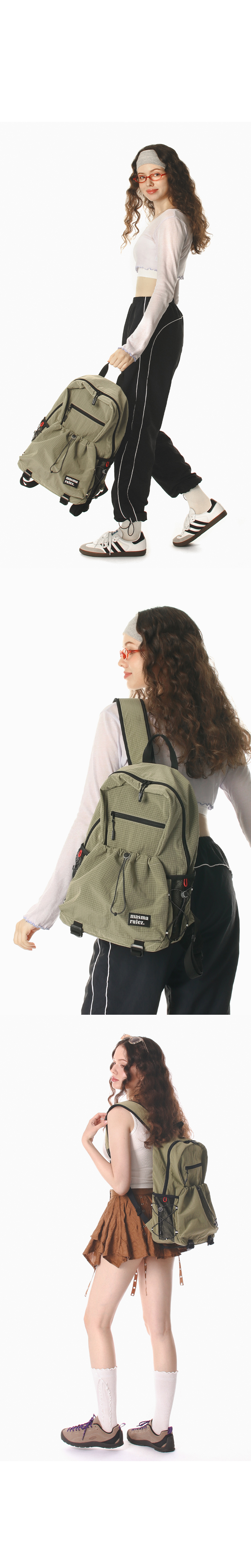 ★masmarulez★ Nomad light backpackOlive Masmarulez [마스마룰즈]