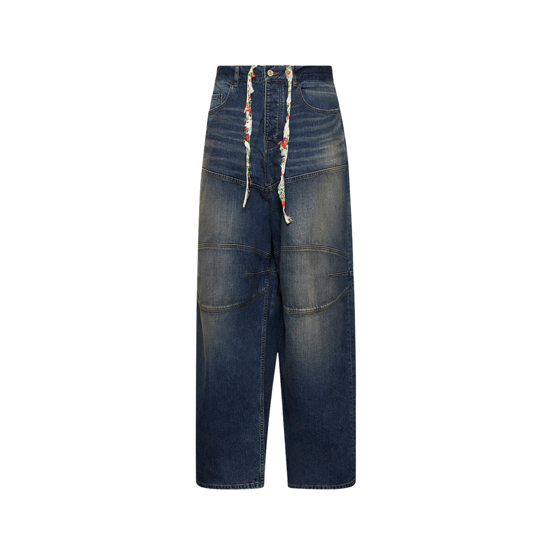 814161TRW623020 Balenciaga George V Baggy Jeans Blue