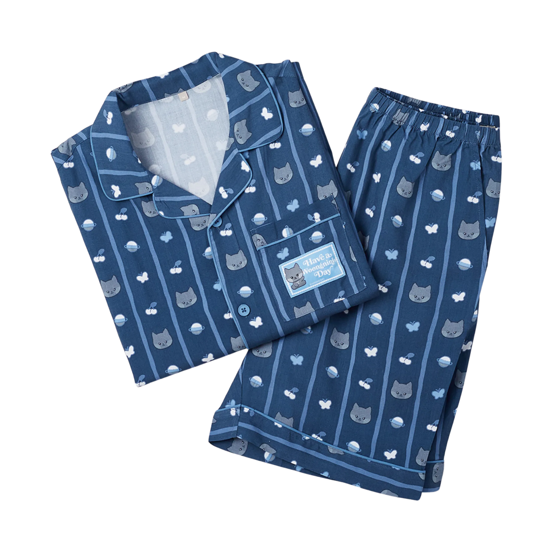 제로베이스원 제로니 파자마 세트 웅니니(Zerobaseone Zeroni Pajama Set Woongnini) - 1