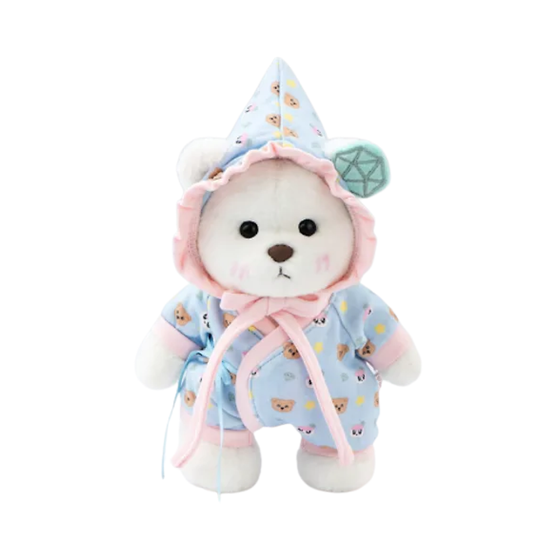 테디 테일즈 x 세븐틴 봉봉이 봉봉 베어 S 10주년 한정판 세레니티(Teddy Tales x Seventeen Bongbongee Bongbong Bear S 10th Anniversary Limited Edition Serenity)