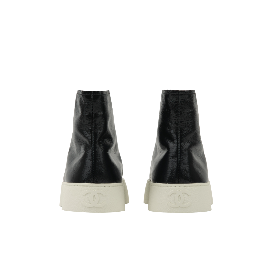 (W) 샤넬 스니커즈 카프스킨 & 블랙((W) Chanel Sneakers Calfskin & Black) - 6