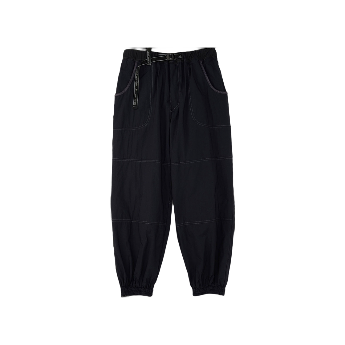 W31D6FP006_BK and wander Octa Fluffy Pants