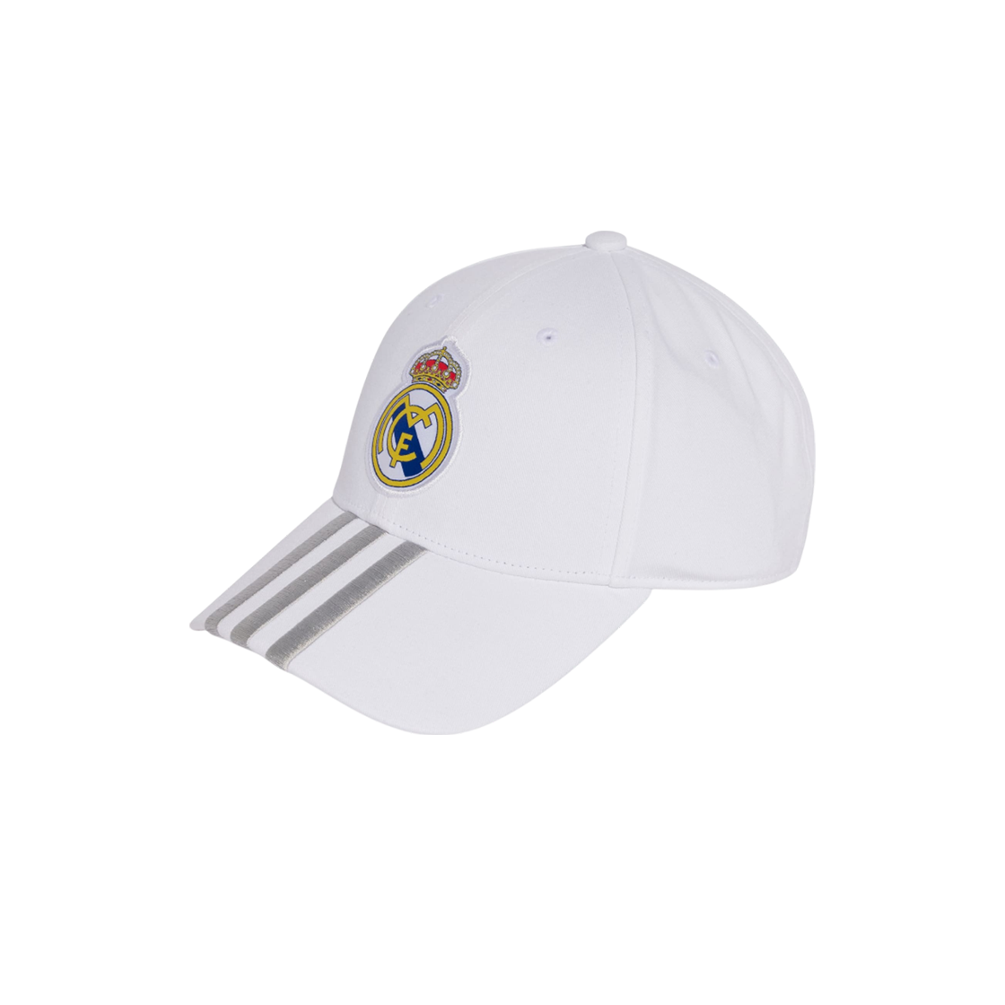 아디다스 레알 마드리드 홈 베이스볼 캡 화이트 라이트 솔리드 그레이(Adidas Real Madrid Home Baseball Cap White Light Solid Grey) - 1